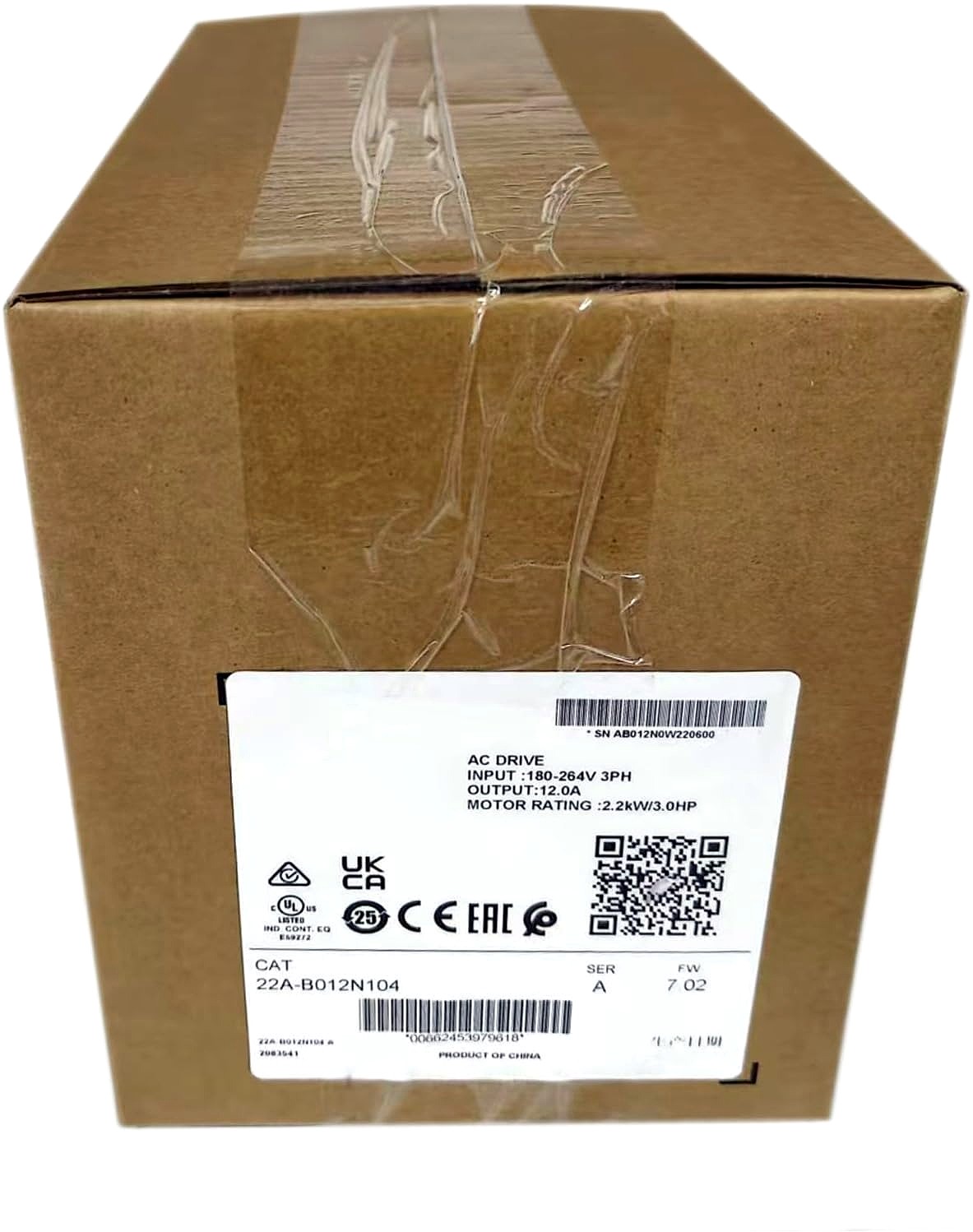 22A-B012N104 1PCS Brand New Allen-Bradley 22AB012N104 Fast delivery
