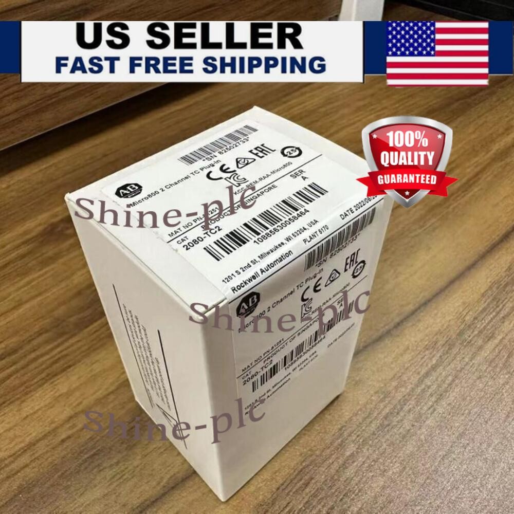 2080-TC2 AB Micro800 2-channel TC Plug-in New Factory Sealed US Free Tax