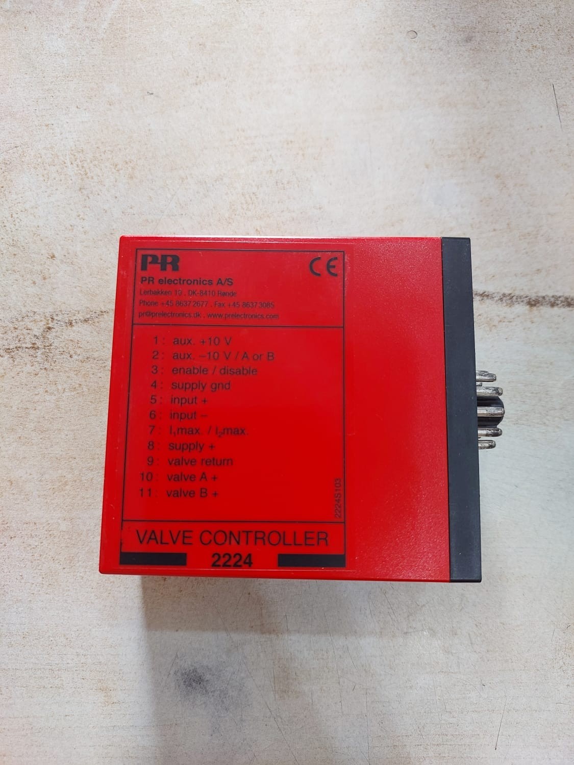 PR Electronics 2224-2B Valve Controller 24V 85mA, NEW PR ELECTRONICS 2224