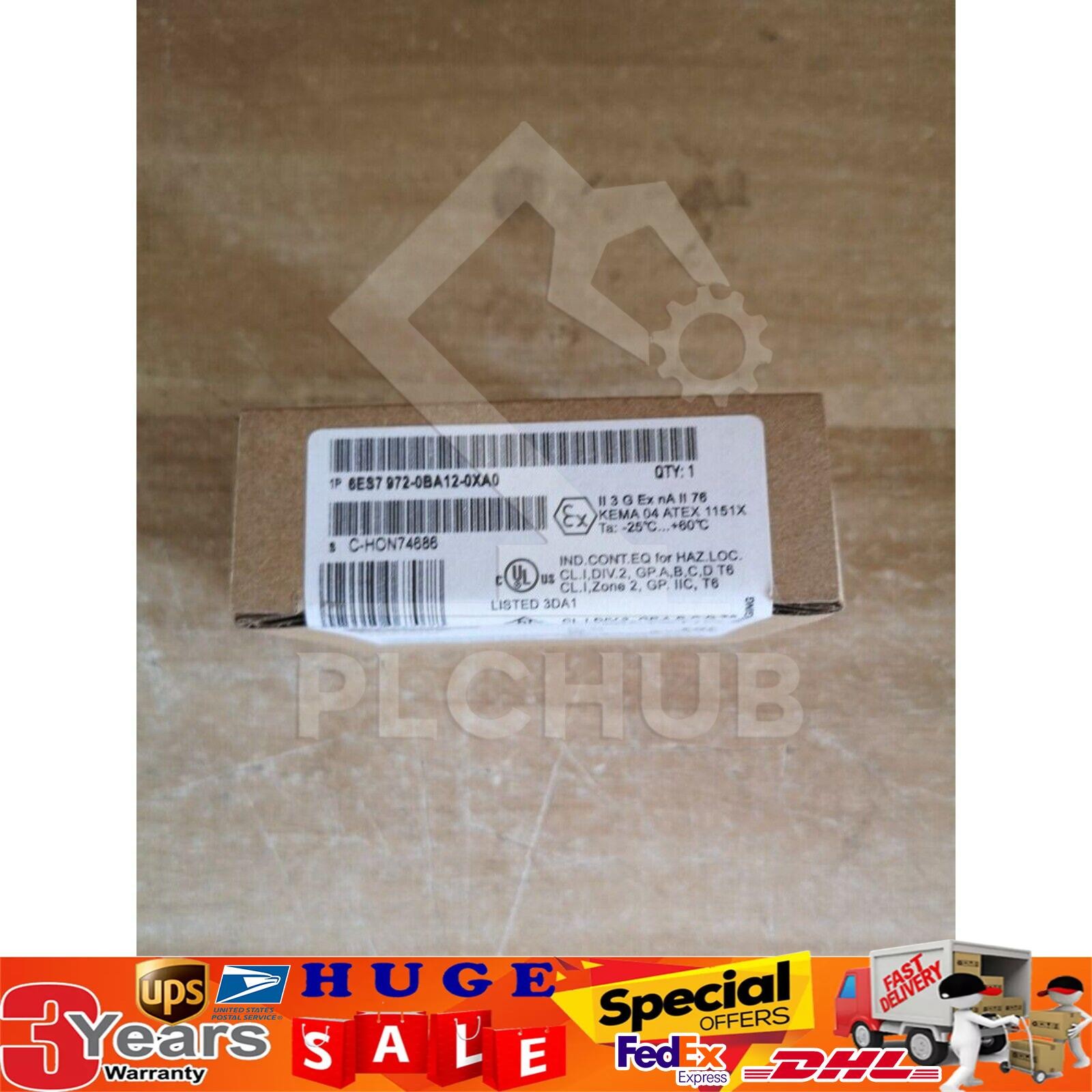 1PCS Siemens 6ES7972-0BA12-0XA0 DP Connector -New Free Shipping