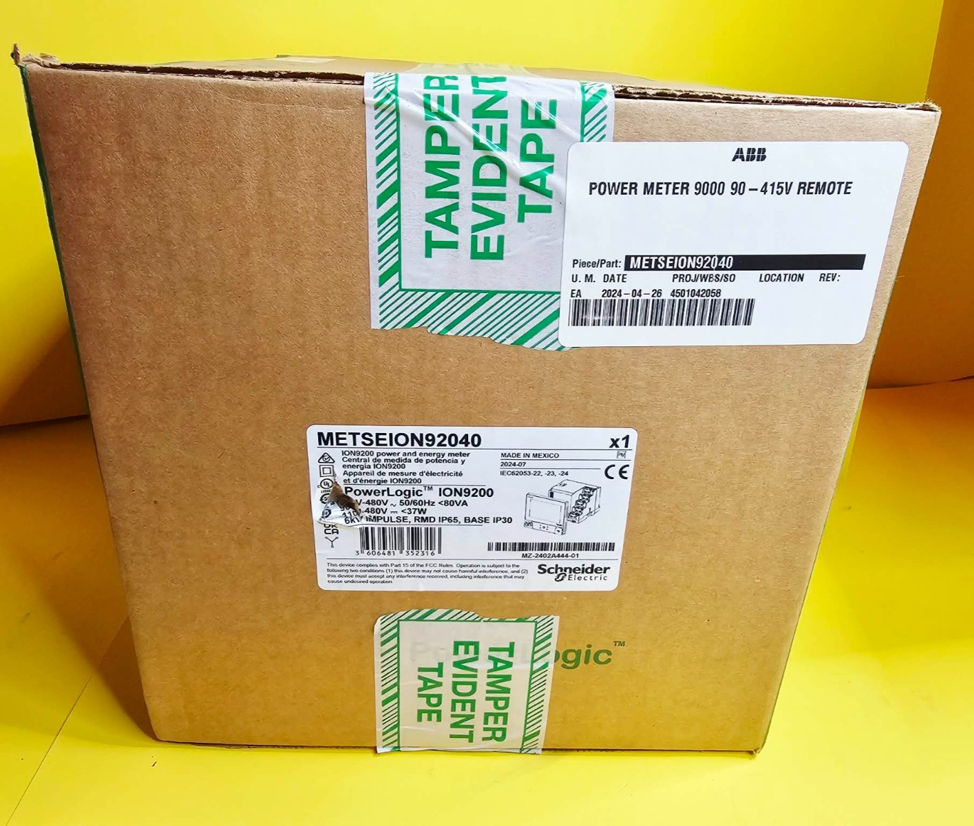 ⚡BRAND NEW⚡SEALED⚡SCHNEIDER METSEION92040⚡ION9000⚡POWERLOGIC⚡ENERGY POWER METER