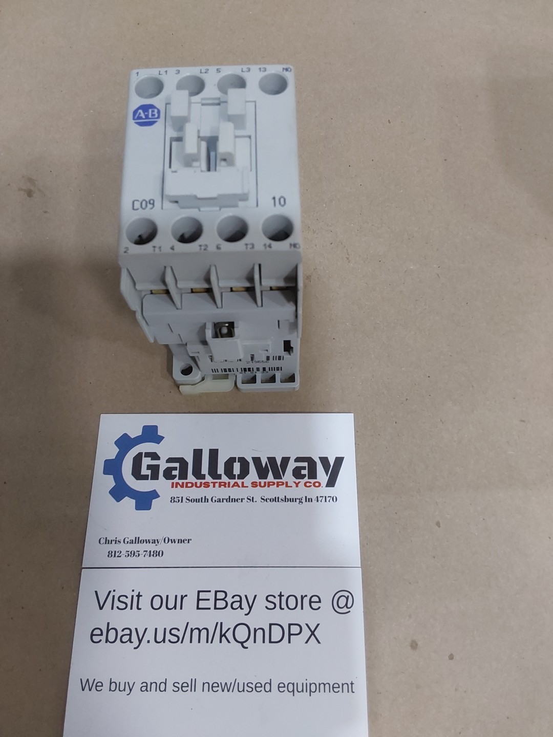 ALLEN-BRADLEY 100-C09*-10 SER A CONTRACTOR COIL VOLTAGE 110V AC