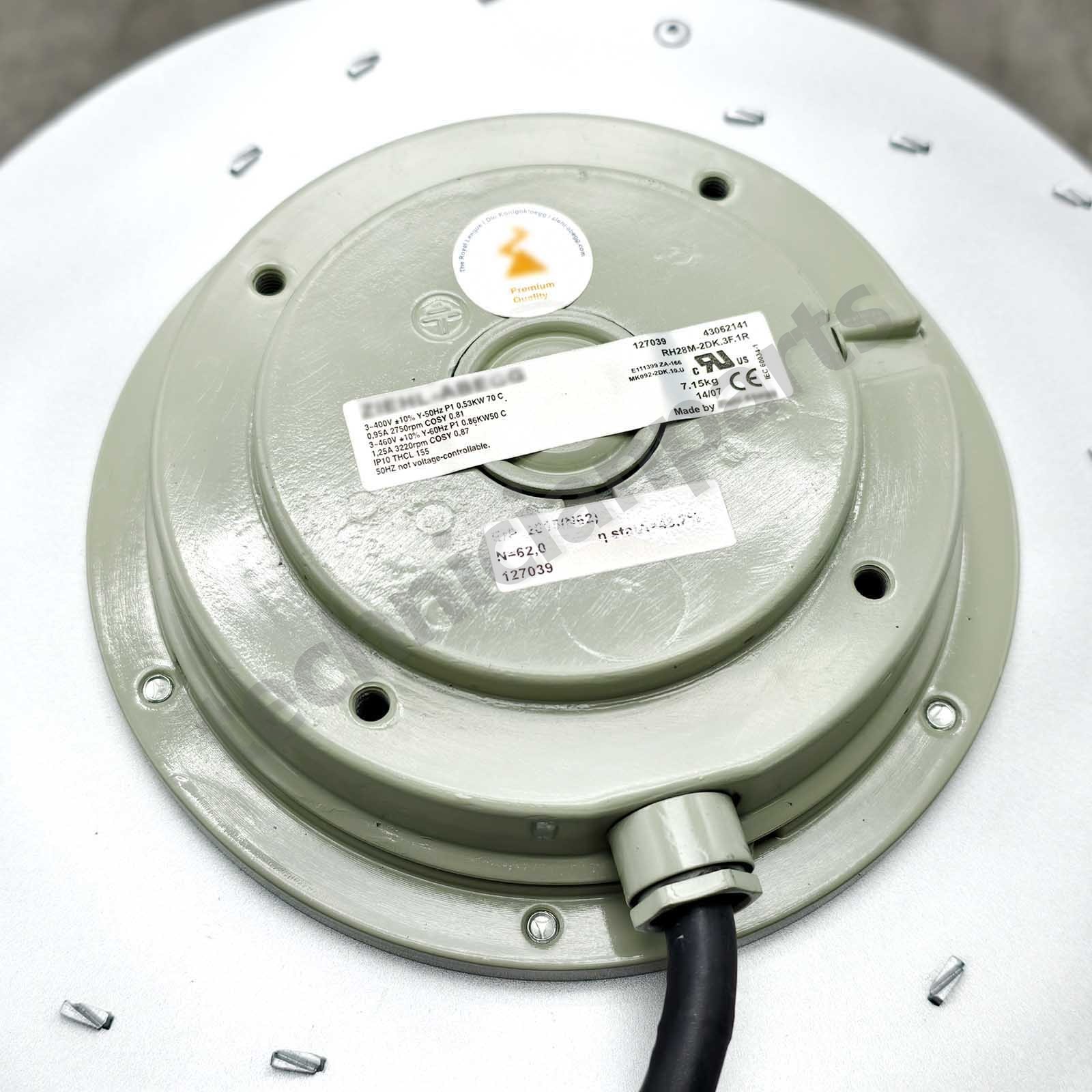 1x New ZIEHL-ABEGG RH28M-2DK.3F.1R Centrifugal Fan for Siemens Inverter Cooling