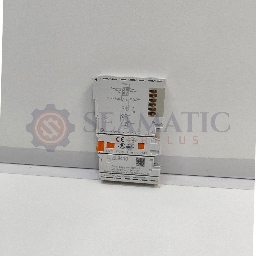 New Beckhoff EL9410 | Power supply terminal for E-bus, V#917A