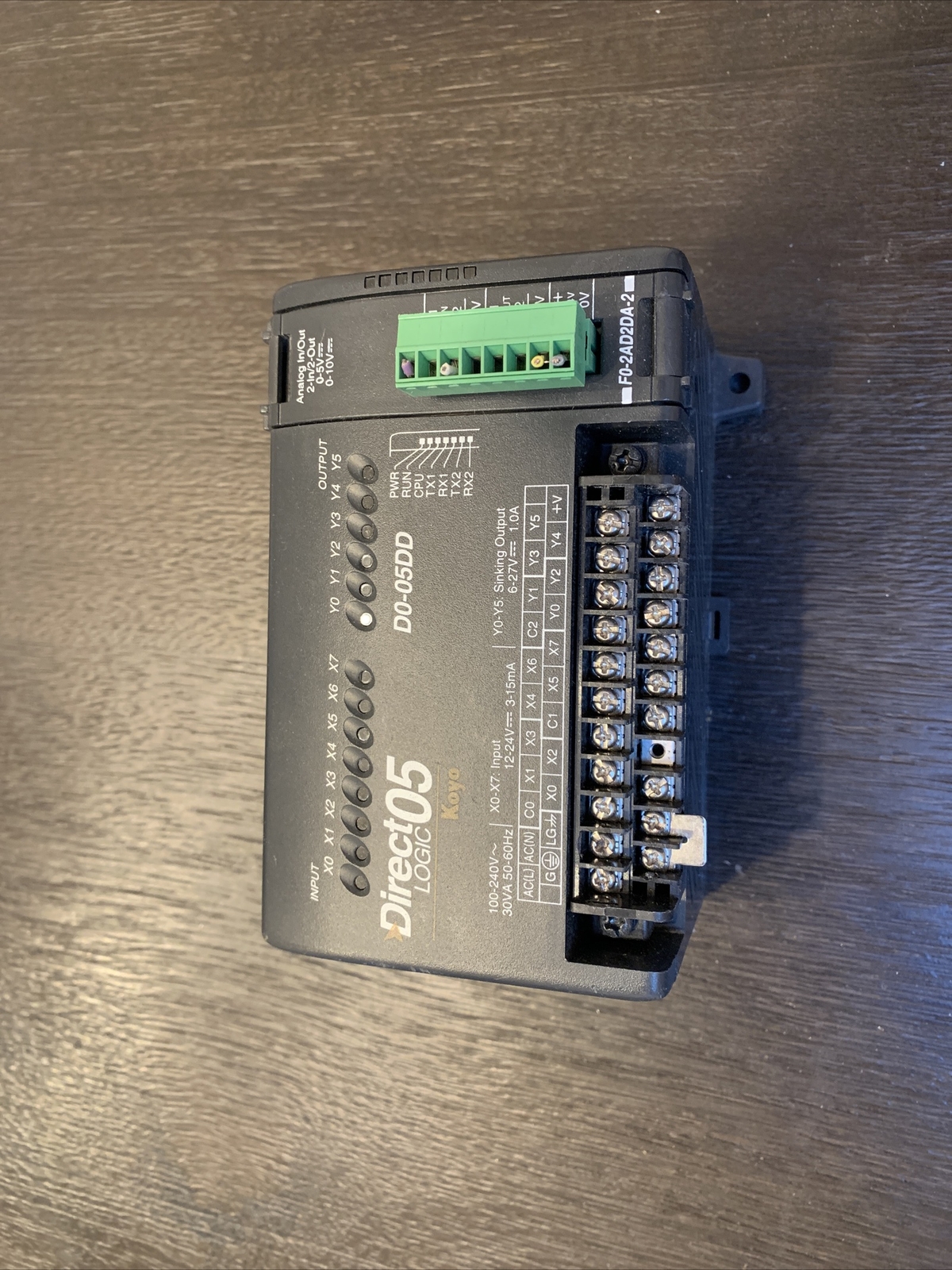 Direct logic05 D0-05DD (Automation direct) WITH ANALOG IN/OUT Module F0-2AD2DA-2