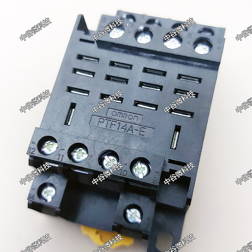 5 pcs OMRON PTF14A-E Plug-in Relay Socket 14 pin