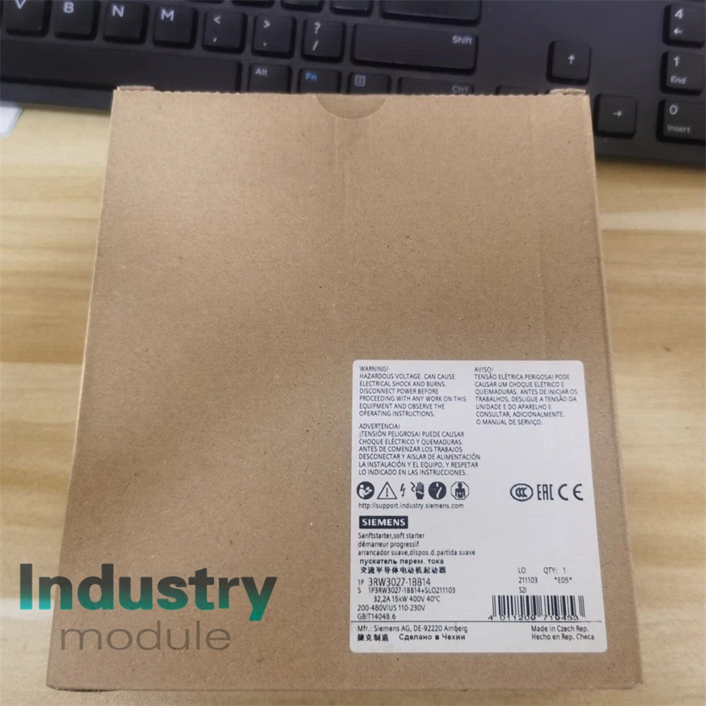 1PCS New 3RW30271BB14 Soft Starter 3RW3027-1BB14 In Box SIEMENS Fast Shipping
