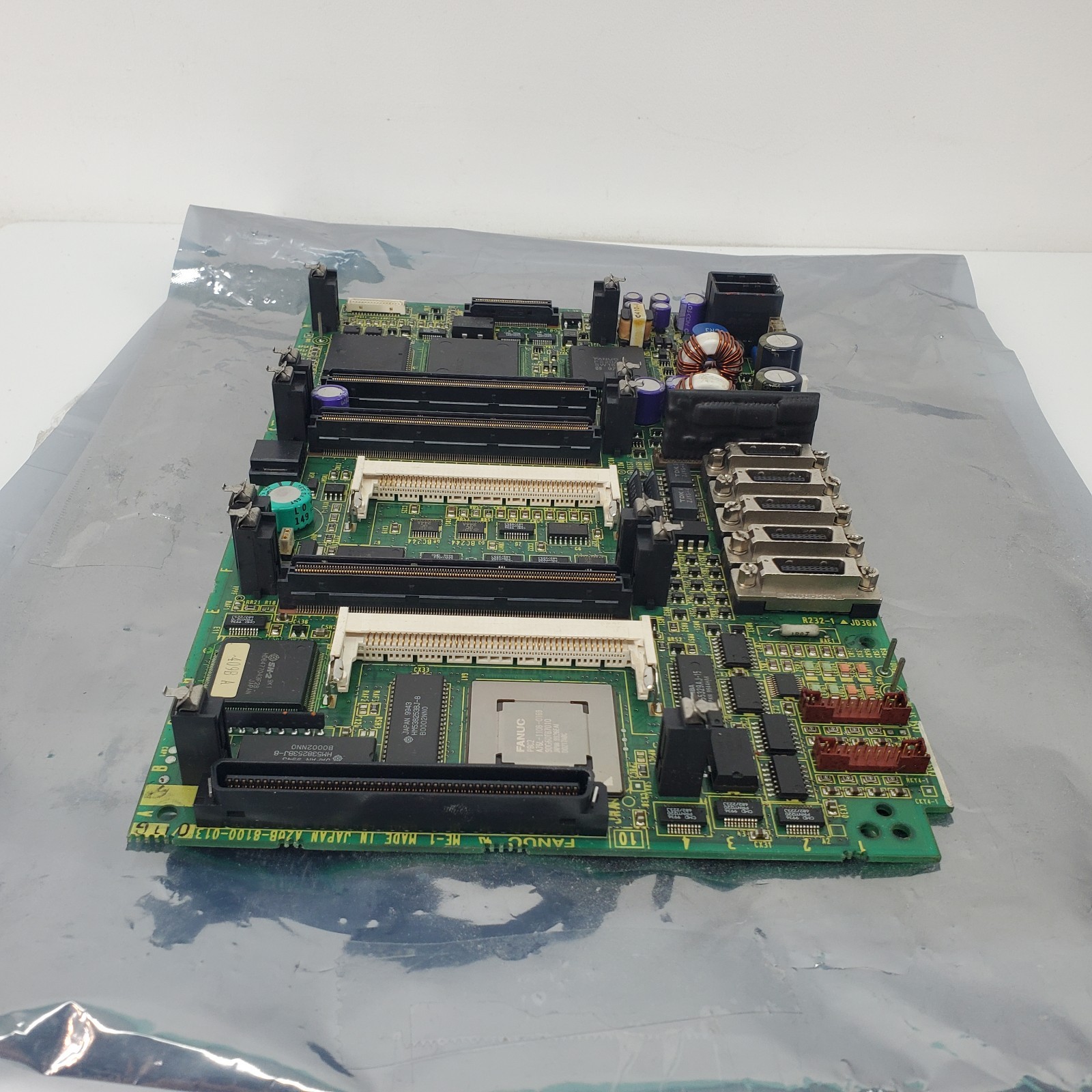 Fanuc Motherboard A20B-8100-0130/17G For Parts Or Repair