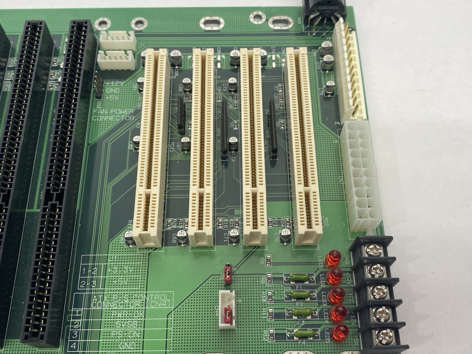 Portwell PBP-14P4 Industrial PICMG Backplane AT/ATX 2x PCI-ISA 8x ISA 4x PCI