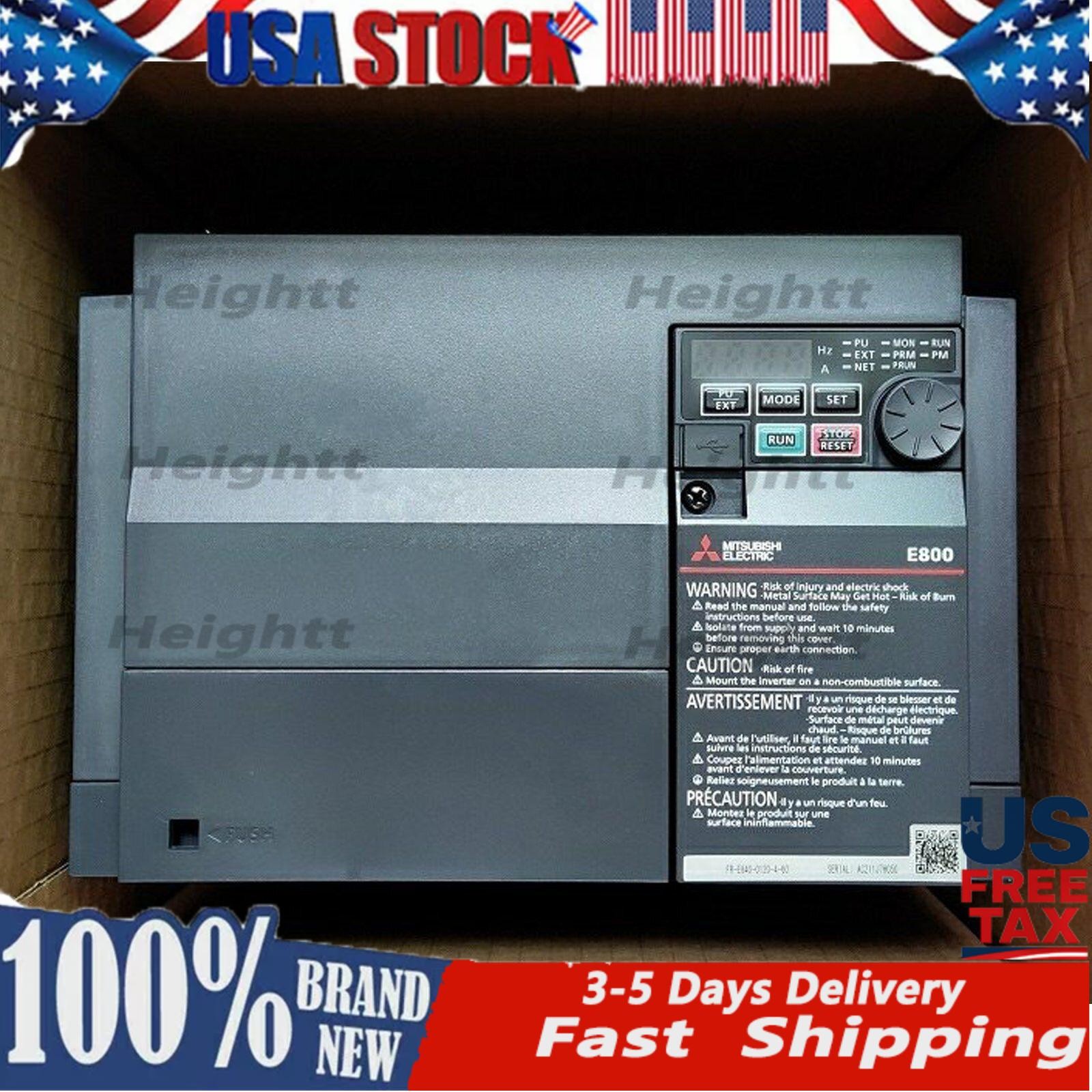 New One Mitsubishi FR-E840-0120-4-60 Inverter FRE8400120460 Expedited Shipping