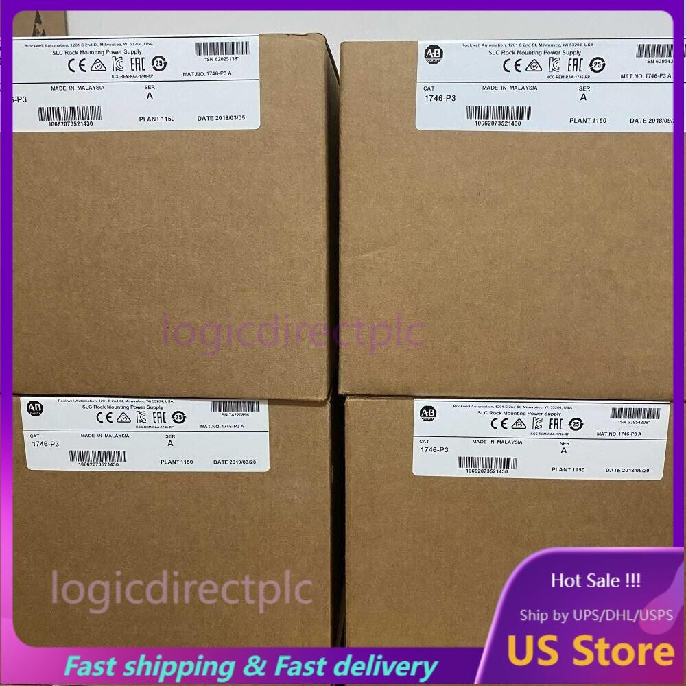 New Factory Sealed AB 1746-P3 /A SLC 500 Power Supply Module 1746P3