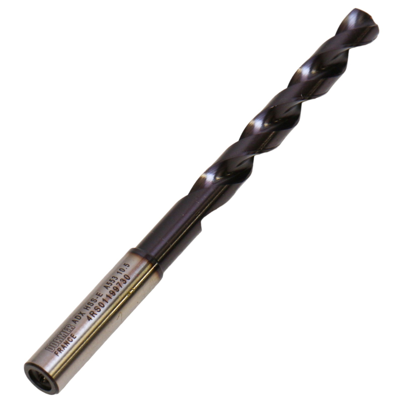 DORMER A553 (A55310.5), Twist Drill A553 Hsse Tialn-Top 10.50Mm, (4Rs01199730…
