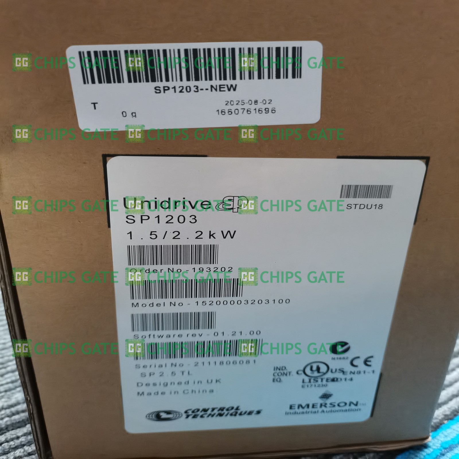 1PC New Emerson SP1203 CT Control Techniques Unidrive