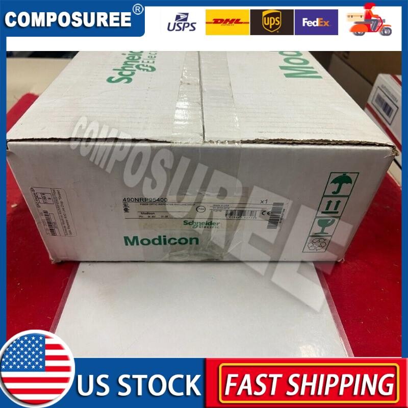 SND 490NRP95400 Modicon Fiber Line Drop Repeater 490-NRP-954-00 US Free TAX