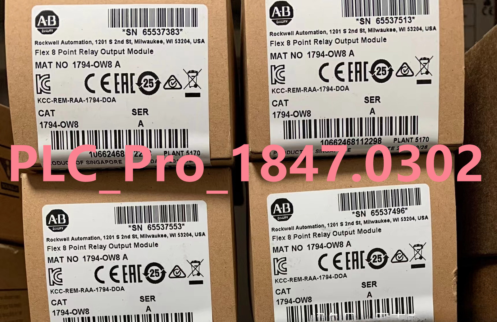 1794OW8 Brand New AB 1794-OW8 SER A Flex 8 Point Relay Output Module Fast ship