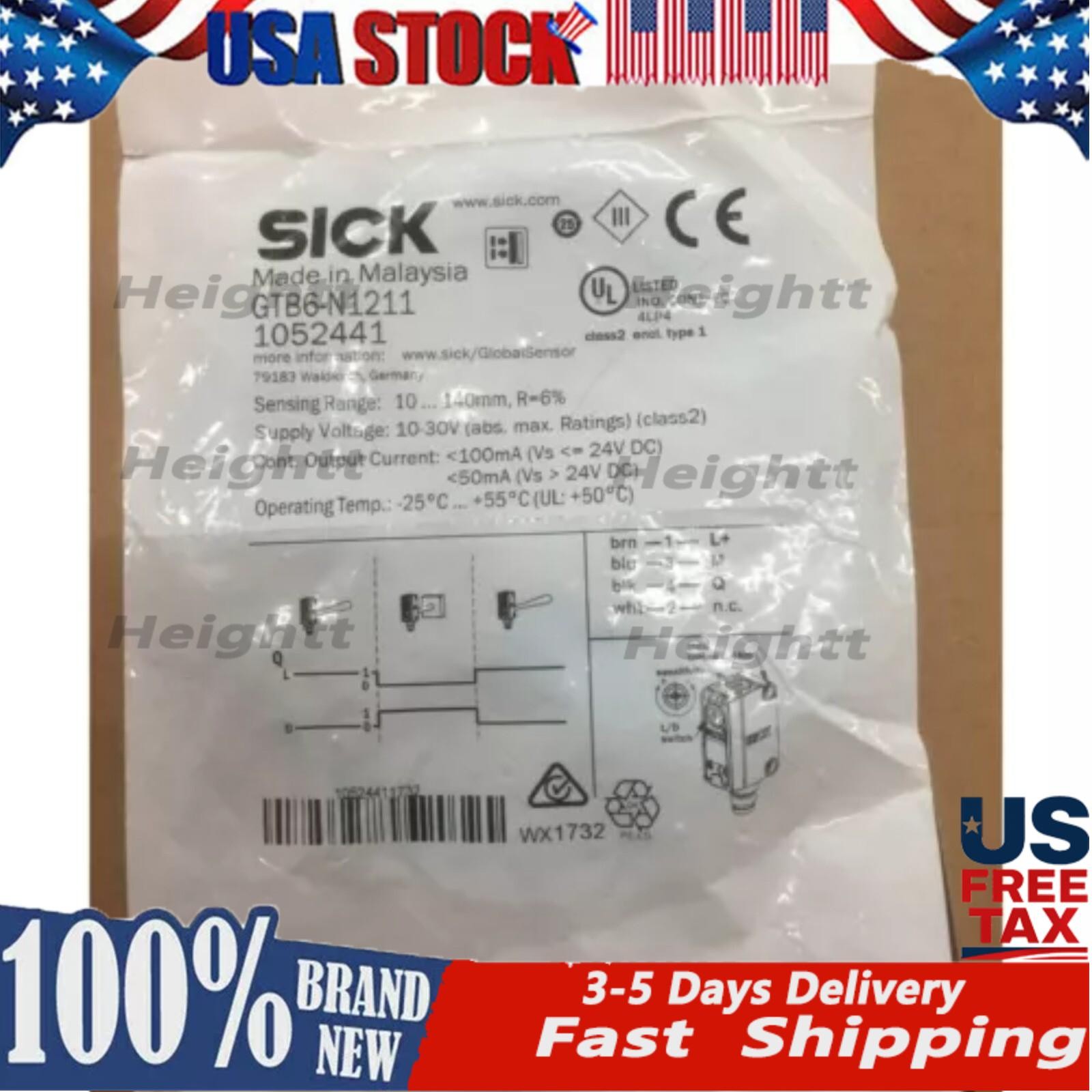 New Sick GTB6N1211 1052441 GTB6-N1211 Photoelectric Sensor