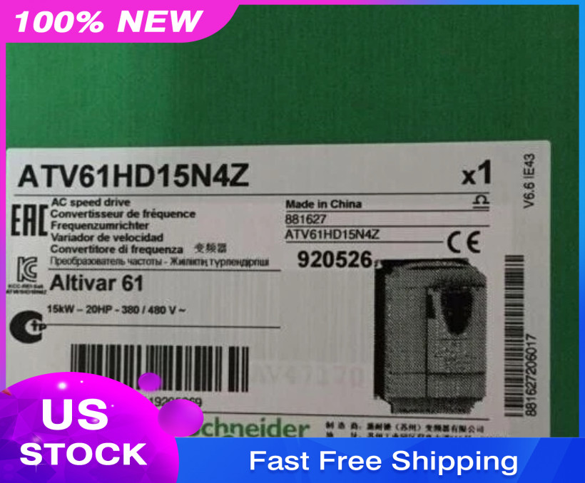 ATV61HD15N4Z 1PCS Brand New Schneider ATV61HD15N4Z Fast delivery