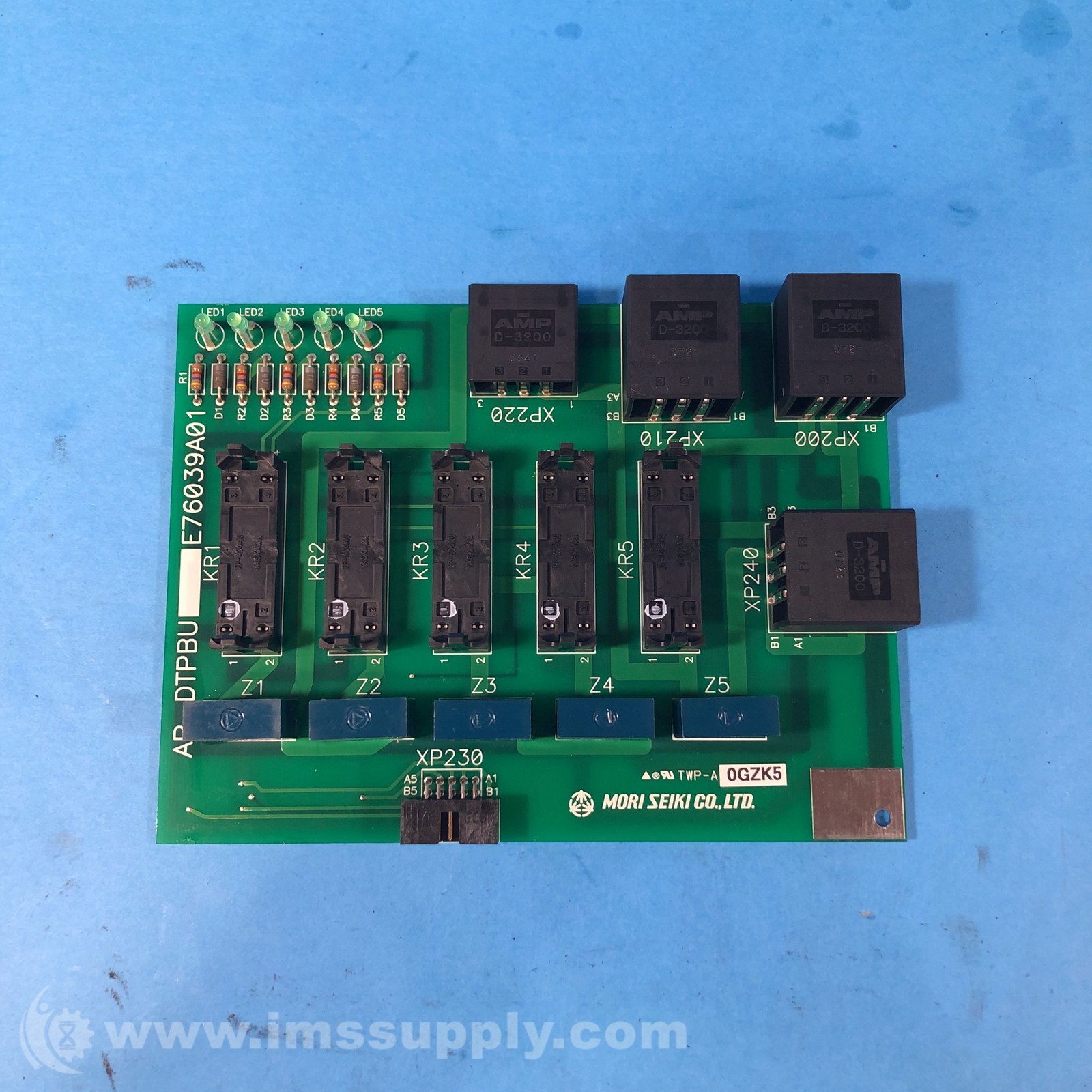 Mori Seiki AP-DTPBU-E76039A01 Relay Board 1844