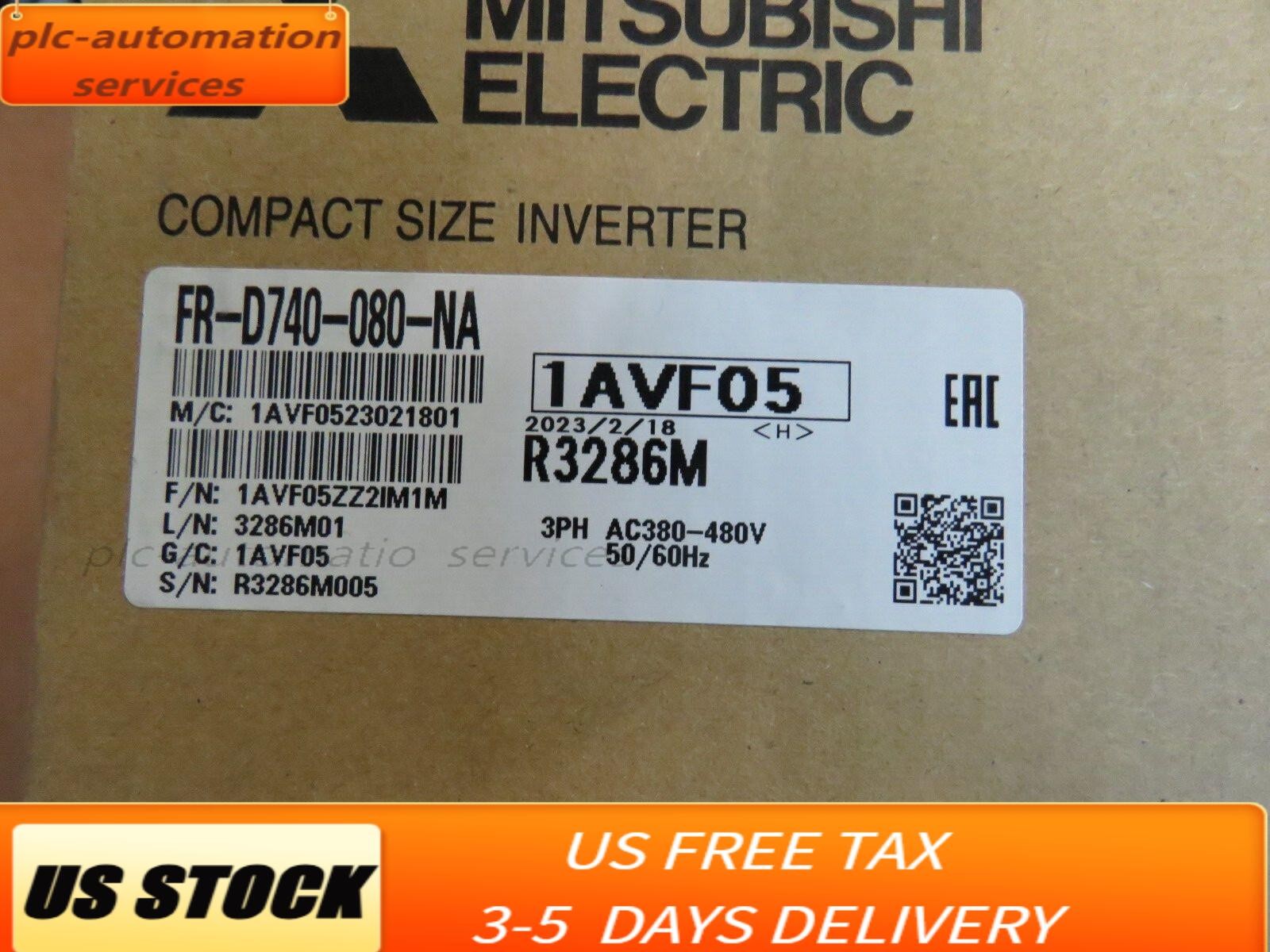 FR-D740-080-NA New Sealed Mitsubishi Compact Size Inverter FR-D740-080-NA