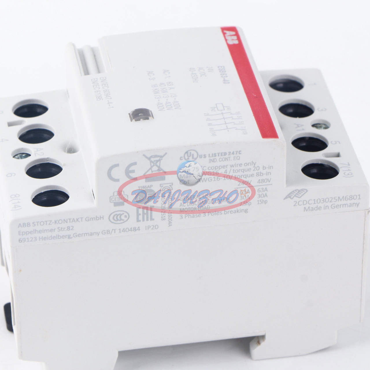 ONE Module contactor New ESB 63-40 ABB ESB63-40 24V Fast delivery