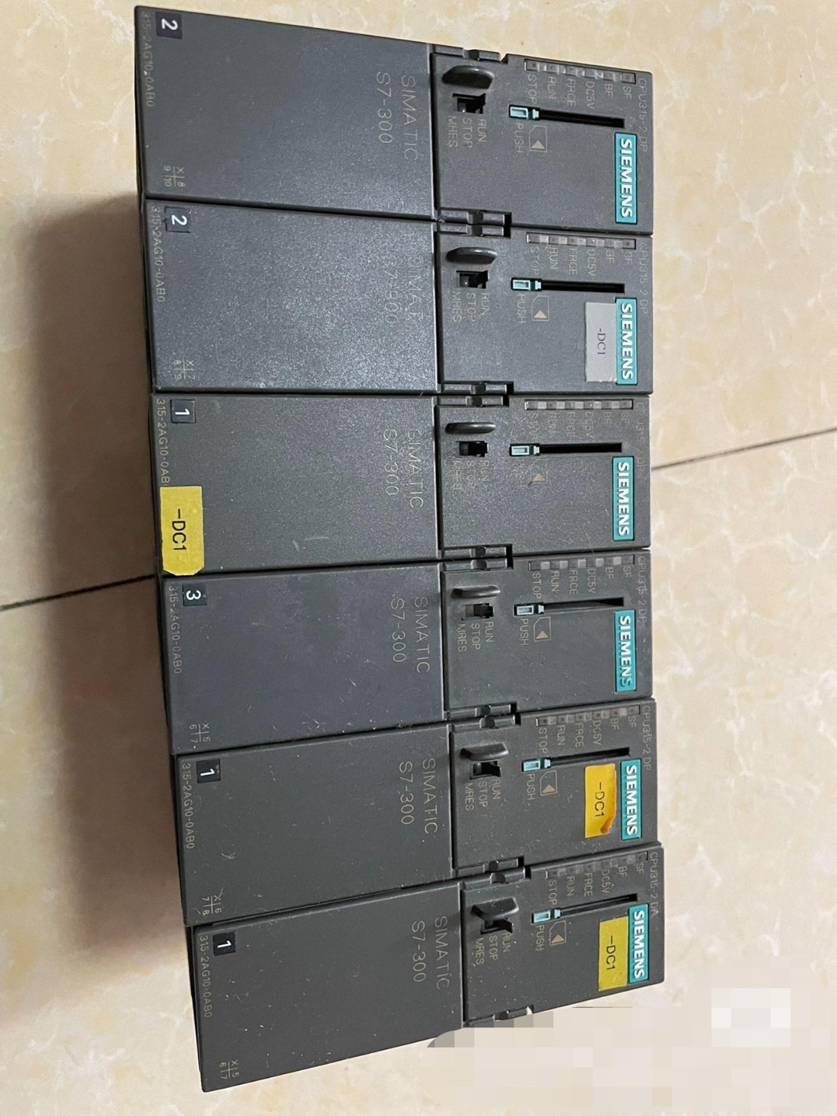 SIEMENS 6ES7 315-2AG10-0AB0 S7-300 CPU 315-2DP 128KB PLC Processor