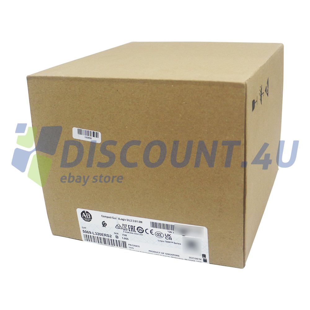 New 5069-L320ERS2 Allen Bradley Compact GuardLogix 5380 Safety SIL2 2.0/1.0M