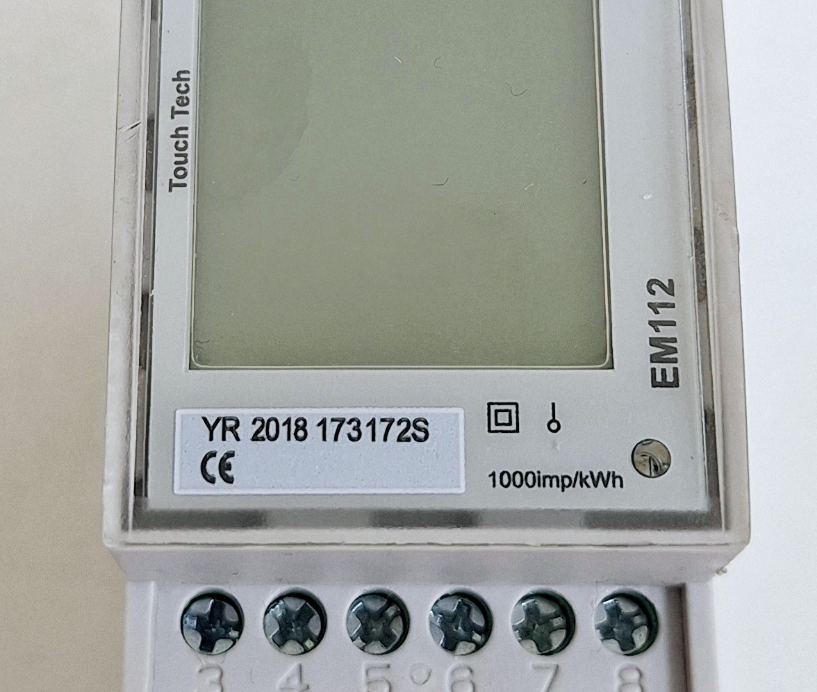 Carlo Gavazzi EM112-DIN.AV0.1.X.S1.X / YR 2018 173172S Self Power Supply