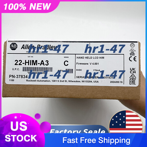 2024 22-HIM-A3 Series C New Sealed Allen-Bradley POWERFLEX HIM MODULE with cable