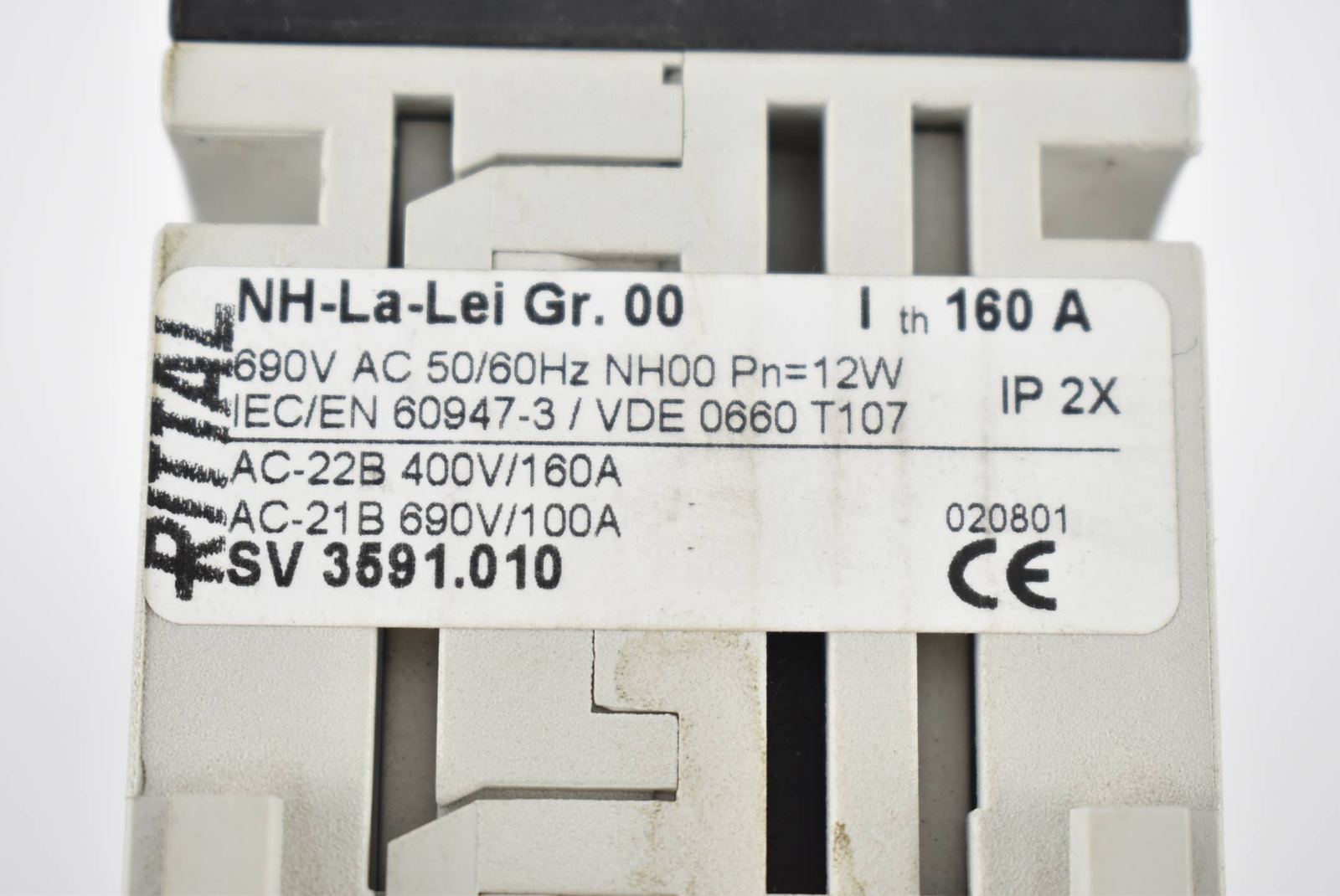 Rittal NH isolator NH-La-Lei size 00 (SV 3591.010)