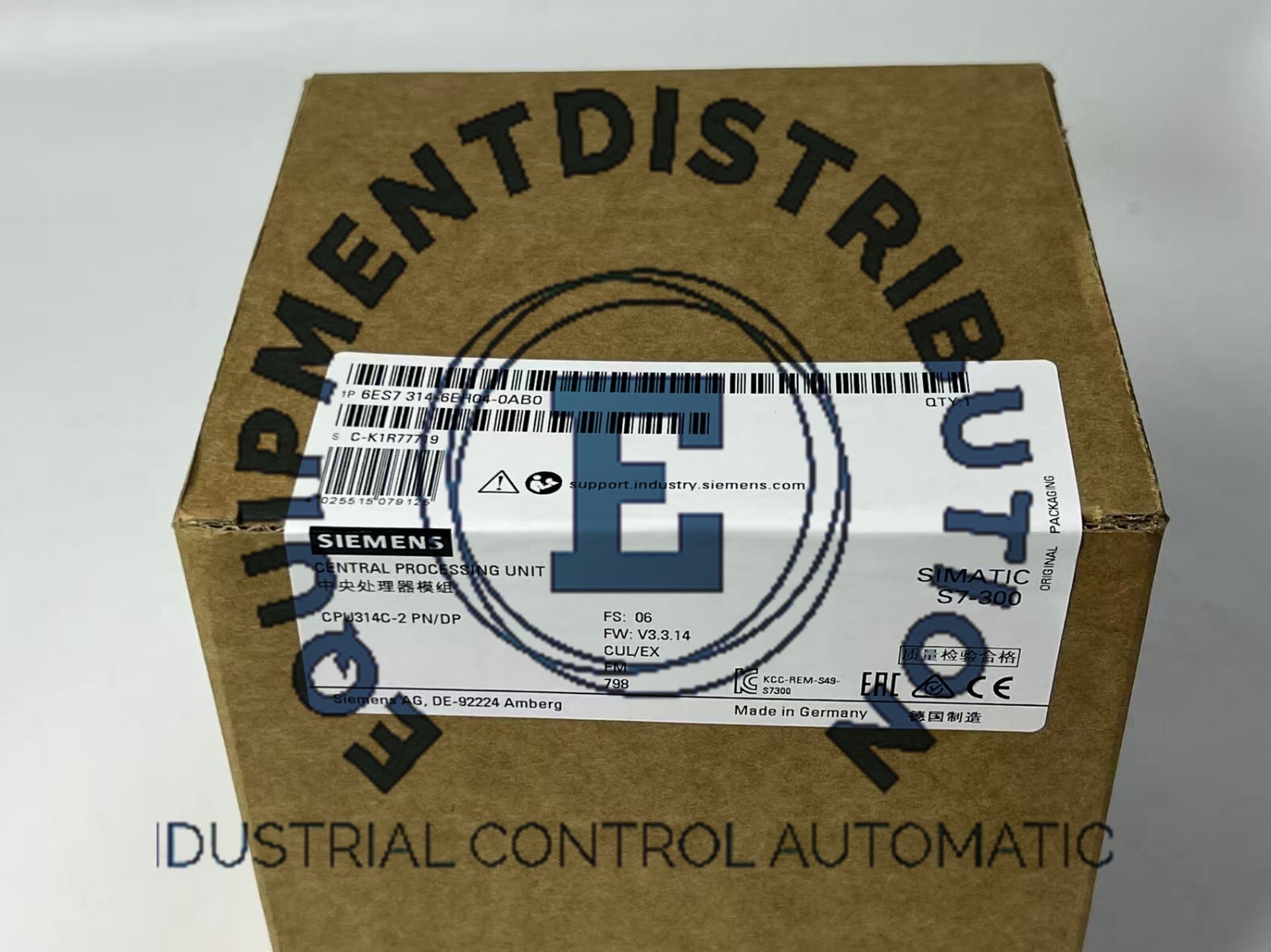 6ES7314-6EH04-0AB0 NEW SIEMENS 6ES7 314-6EH04-0AB0 Central Processing Unit