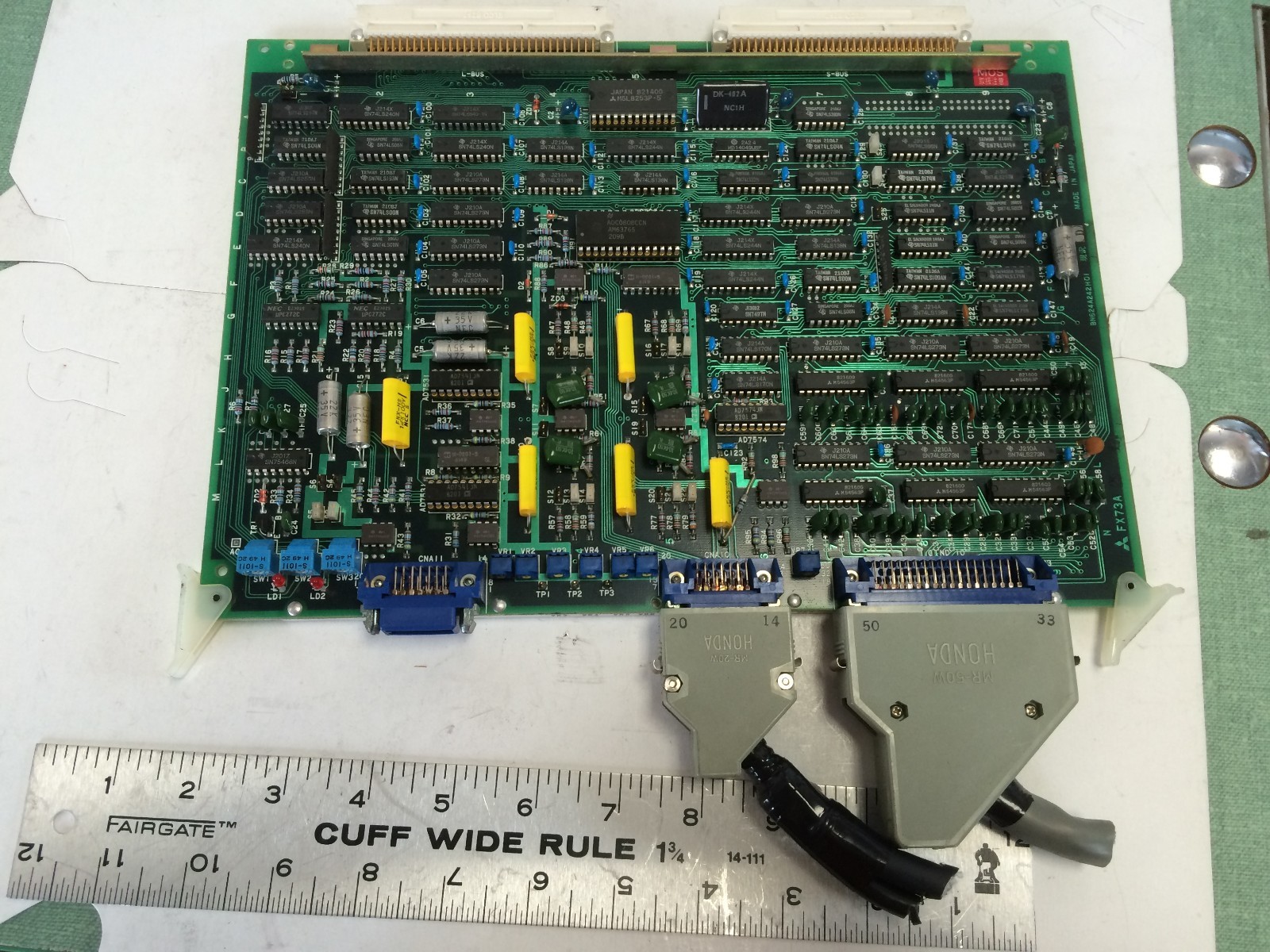 MITSUBISHI FX73A MAZAK CNC CIRCUIT BOARD, BN624A242H01,em