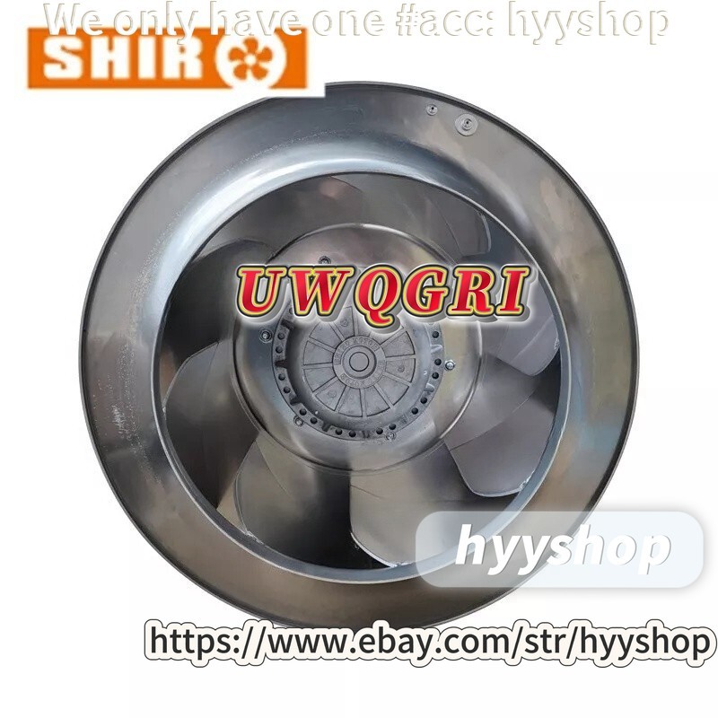 original SHIRO Fan RHA500D4.155B-3D 400V 50Hz 3~ 1.55KW 3.05A 1325RPM φ500MM#HL