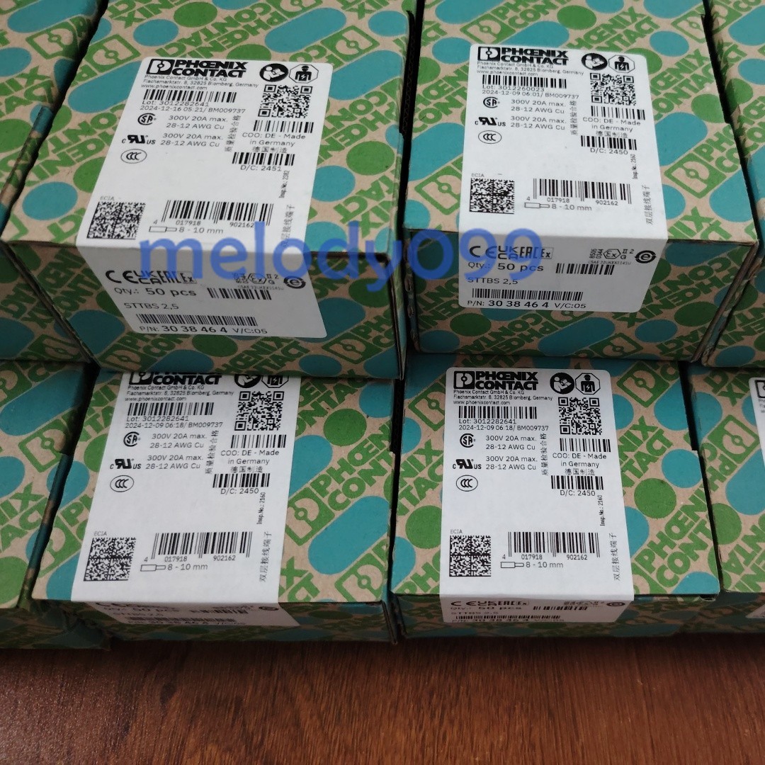 50 PCSPHOENIX CONTACT 3038464 STTBS 2,5 terminal block