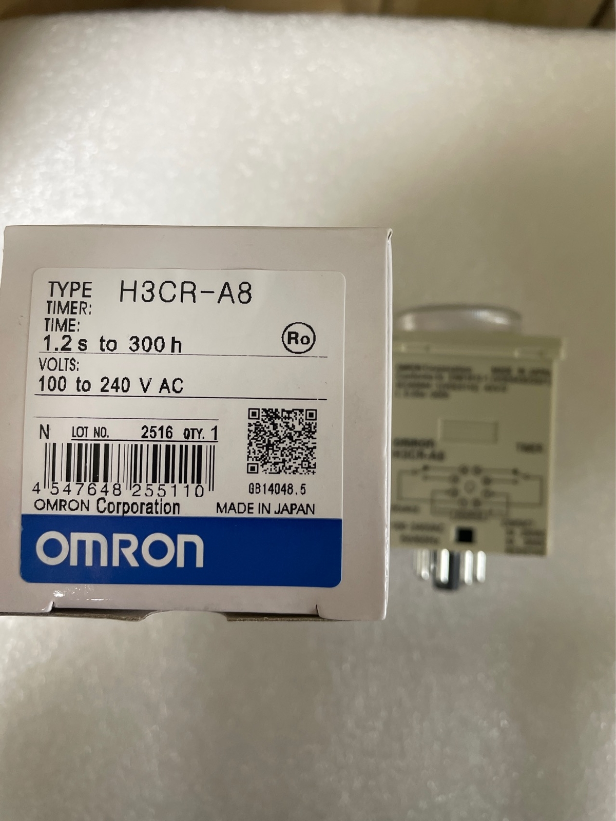 Omron H3CR-A8 100-240VAC Timer New One Free Shipping H3CRA8