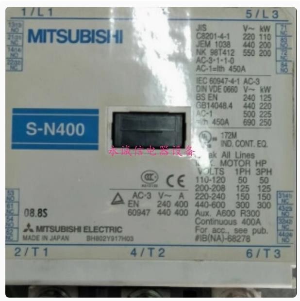 1pc MITSUBISHI S-N400 AC110V AC contactor