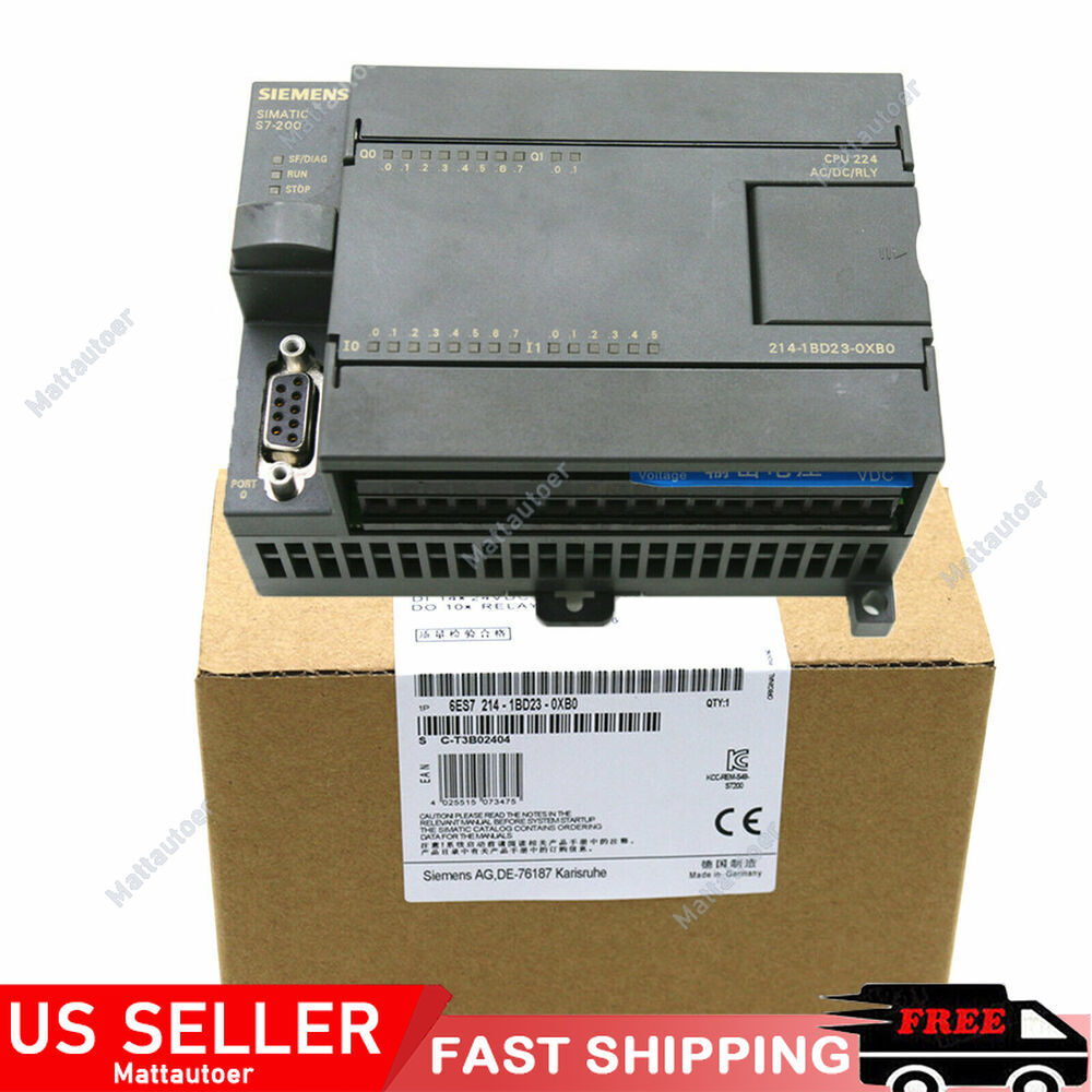 NEW SIEMENS 6ES7 214-1BD23-0XB0 6ES7214-1BD23-0XB0 CPU Module Made In Germany