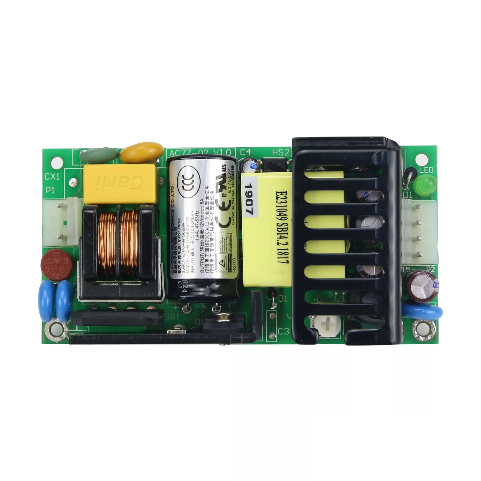 AC77-02 60W 12V 5A Power Module V1.0 110-220V Industrial Controlling Componenter