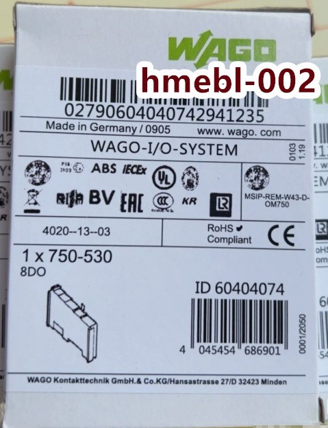 NEW In Box WAGO 750-530 Module PLC 750-530 Fast Shipping