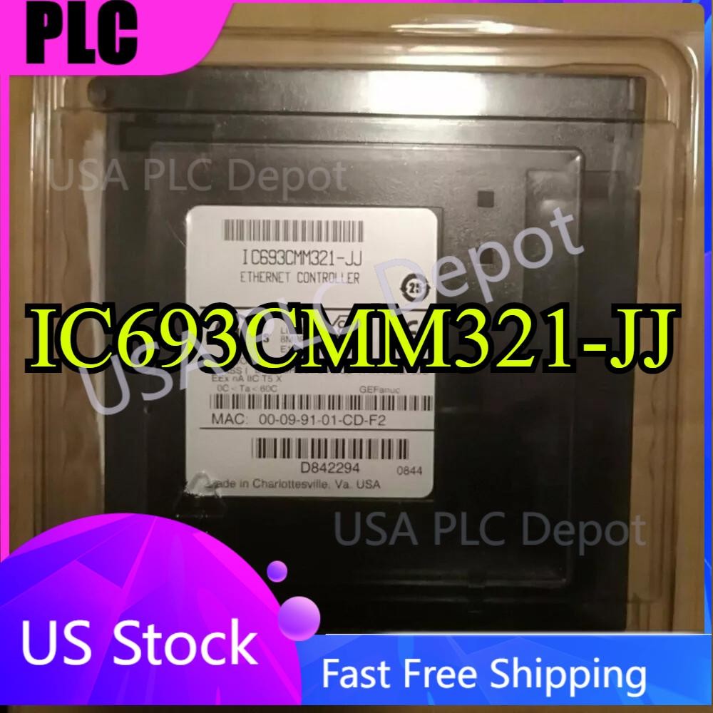 GE FANUC IC693CMM321-JJ Ethernet Controller Module New One Fast Shipping