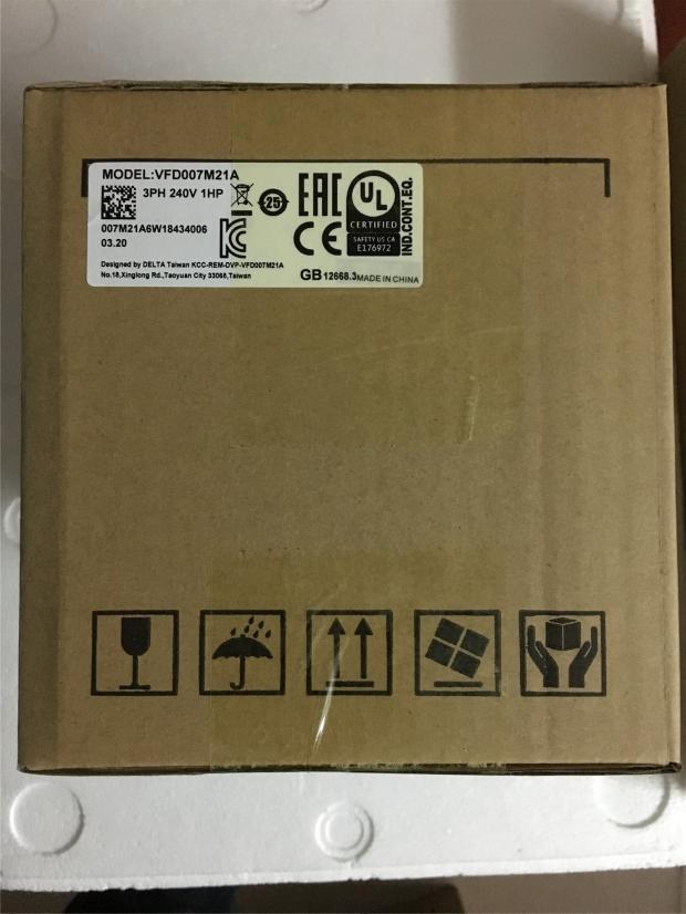 1PC New Delta VFD007M21A Inverter 0.75Kw 220V VFD007M21A In Box #US