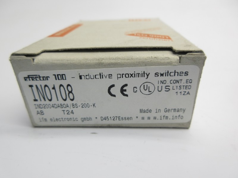 IFM EFECTOR IN0108 IND2004DABOA/BS-200-K 20-250VAC NSMP
