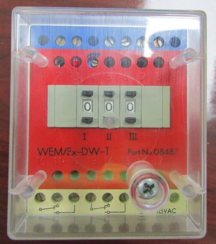 🤓 PEPPERL FUCHS 115 VAC INPUT SPEED MONITOR 250 VAC OUTPUT 4 AMP WEM/Ex-DW-T