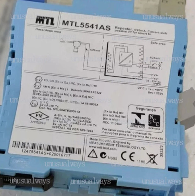 MTL New In Box MTL5541AS Channel Isolation Barrier With Repeater MTL5541AS