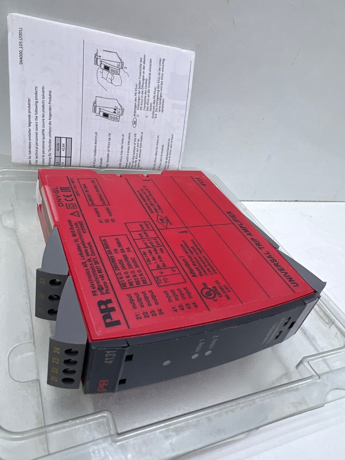 PR ELECTRONICS 4131 UNIVERSAL TRIP AMPLIFIER