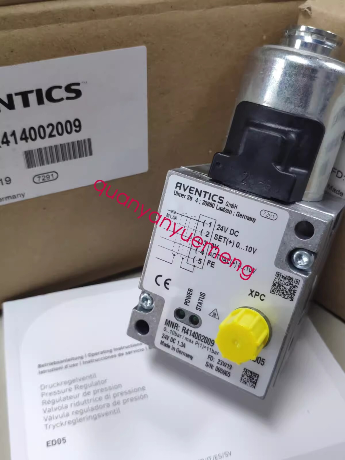 1pcs AVENTICS Pressure Regulating Valve R414002009 ED05 new via FedEx or DHL