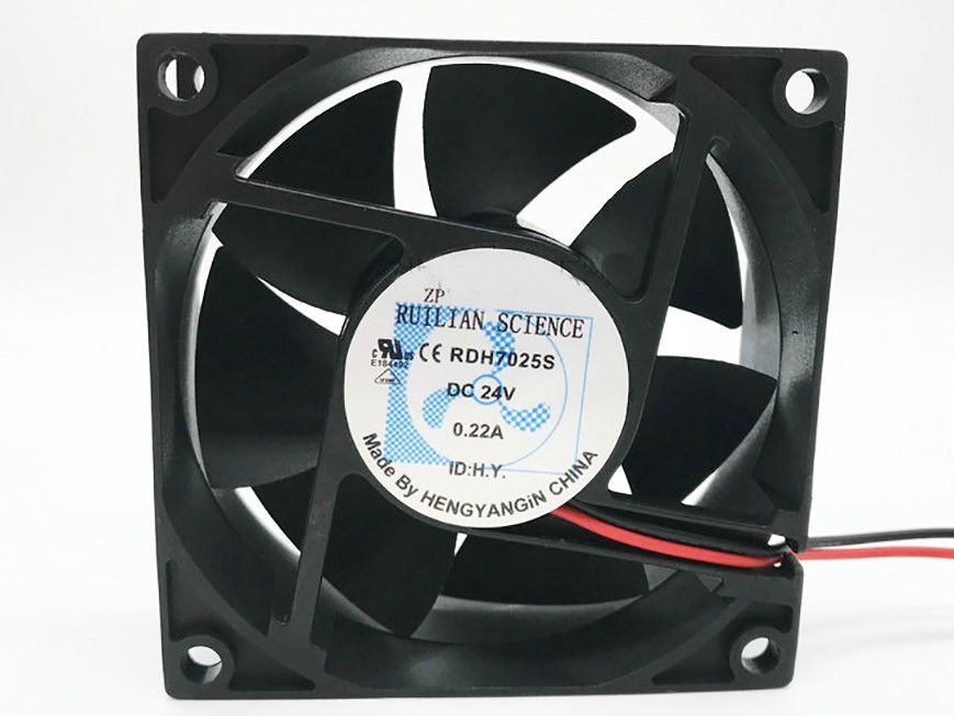 RUILAN SCIENCE RDH7025S 70*70*25mm 7025 7CM 24V 0.22A inverter cooling fan