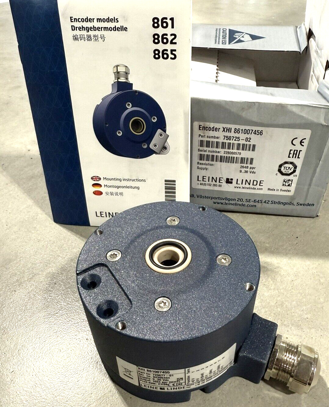 Leine & Linde XHI INCREMENTAL Encoder 729677-01 (9-30V DC) (US SELLER) *NEW*