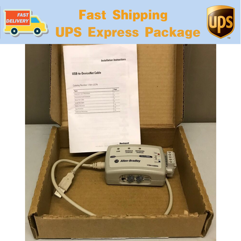 1784-U2DN AB DeviceNet To PC USB Interface Cable 1784-U2DN ZWT0