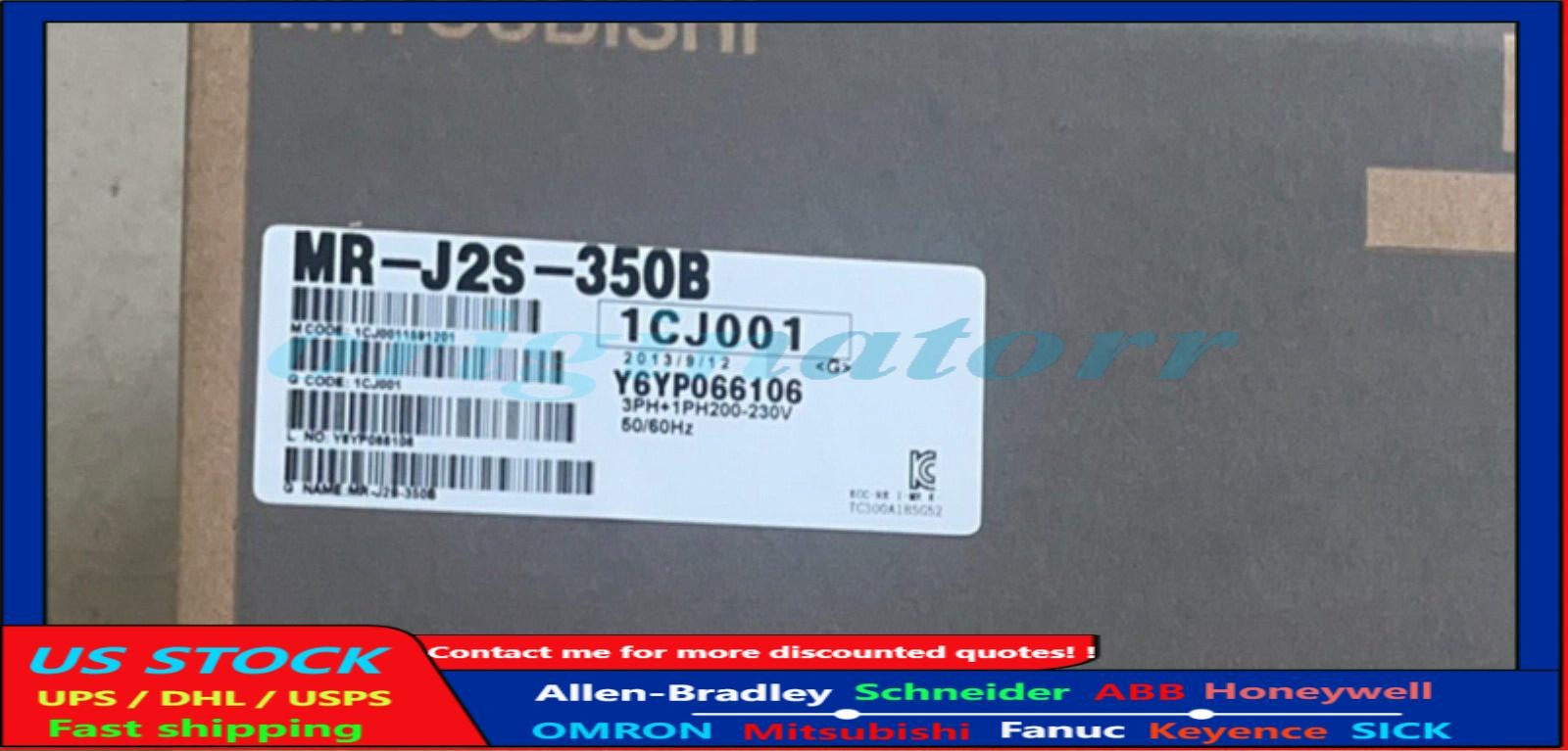 MR-J2S-350B 1PCS NEW Mitsubishi Servo Drive MR-J2S-350B US Free TAX