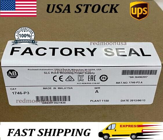 1 PCS New Sealed AB 1746-P3 1746P3 SLC 500 Power Supply Module In Box In Stock